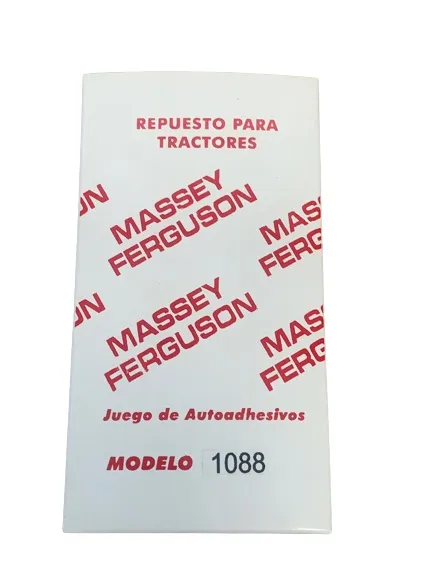 Juego Calcomanias MF 1088 — código 1088, Massey Ferguson