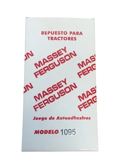 Juego Calcomanias MF 1095 — código 1095, Massey Ferguson