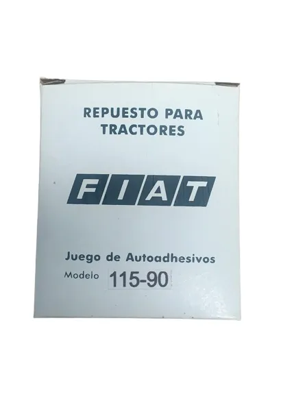 Jgo Calcomania — código 115-90DT, Fiat