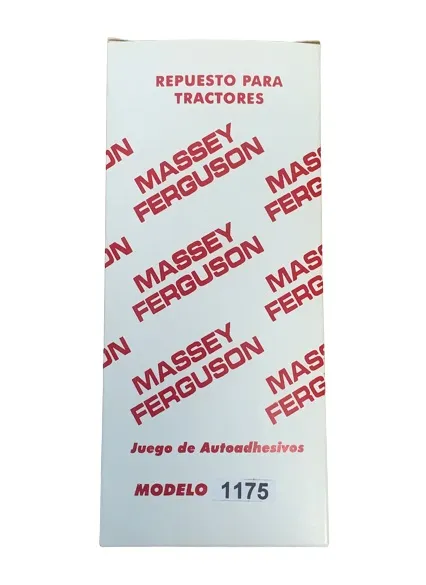 Juego Calcomanias MF 1175 — código 1175, Massey Ferguson
