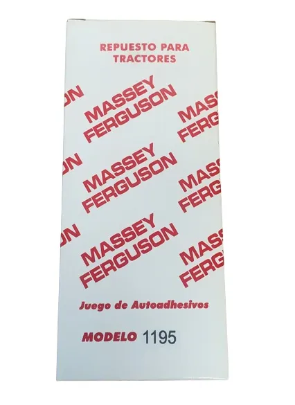 Juego Calcomanias MF 1195 — código 1195, Massey Ferguson