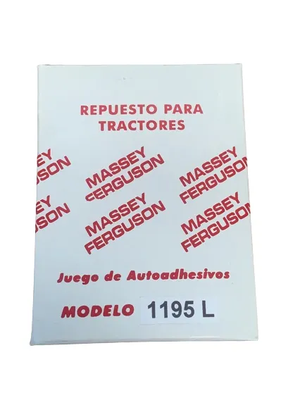 Juego Calcomanias MF 1195 S2 — código 1195S2, Massey Ferguson — foto 1 de 4