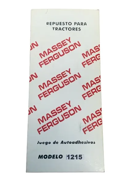 Juego Calcomanias MF 1215 — código 1215, Massey Ferguson