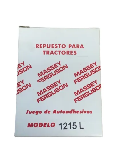 Juego Calcomanias MF 1215 L — código 1215L, Massey Ferguson