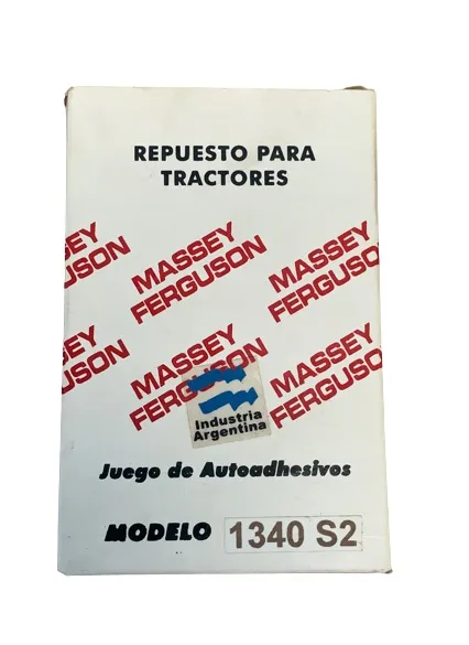 Juego Calcomanias MF 1340 S2 — código 1340S2, Massey Ferguson