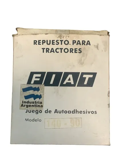 Jgo Calcomania Turbo — código 140-90, Fiat