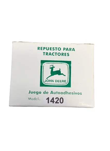Juego Calcomanias JD 1420 — código 1420, John Deere