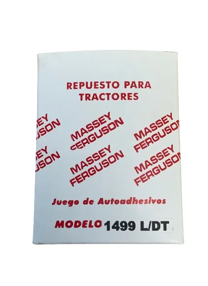 Juego Calcomanias — código 1499SS/A, Massey Ferguson — foto 1 de 3