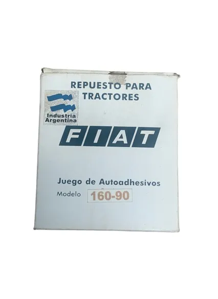 Jgo Calcomania Turbo DT — código 160-90DT, Fiat
