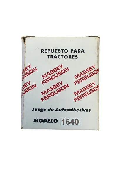 Juega Calcomanias MF 1640 — código 1640, Massey Ferguson