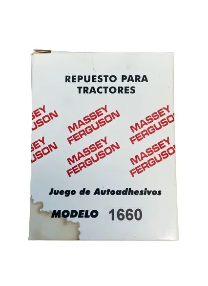 Juego Calcomanias MF 1660 — código 1660, Massey Ferguson