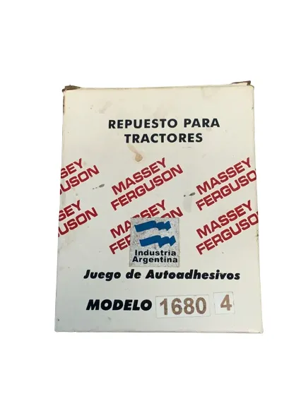 Juego Calcomanias — código 16804, Massey Ferguson