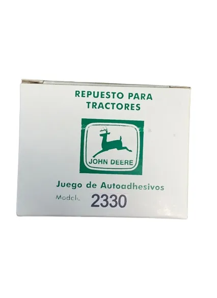 Juego Calcomanias JD 2330 — código 2330, John Deere