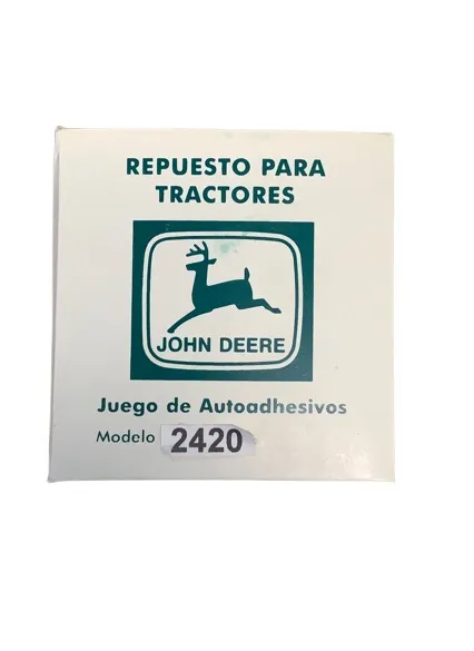 Juego Calcomanias JD 2420 — código 2420, John Deere