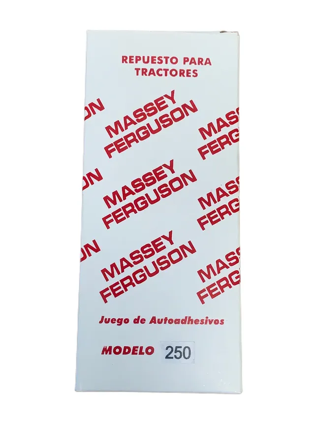Juego Calcomanias MF 250 — código 250, Massey Ferguson