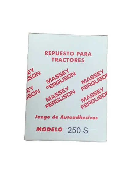 Juego Calcomanias MF 250 S — código 250S, Massey Ferguson