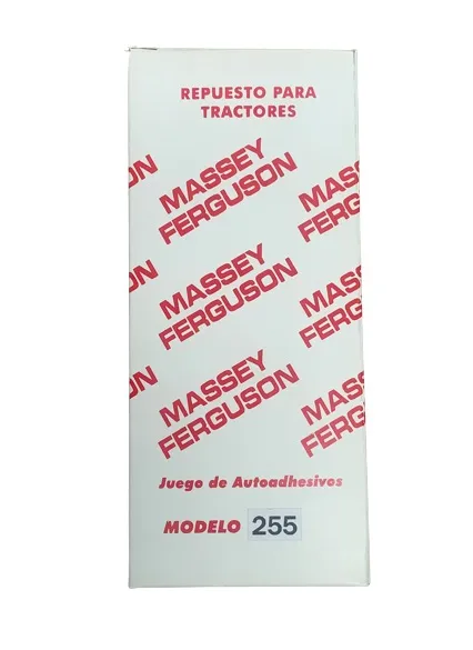 Juego Calcomanias MF 255 — código 255, Massey Ferguson