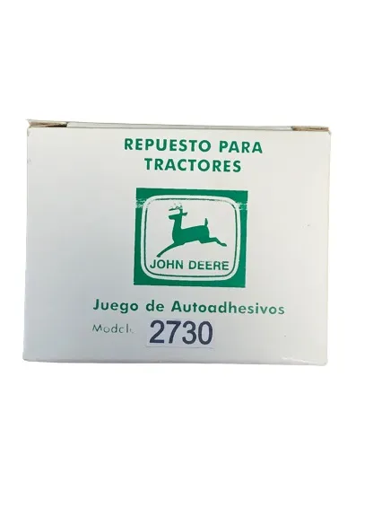 Juego Calcomanias JD 2730 — código 2730, John Deere — foto 1 de 2