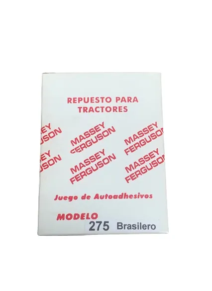 Jgo Calc. Brasilero — código 275B, Massey Ferguson
