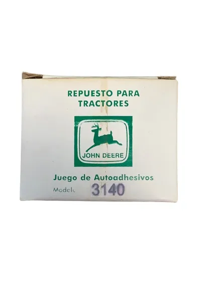 Juego Calcomanias JD 3140 — código 3140, John Deere