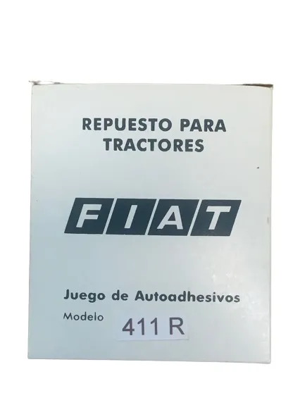 Jgo Calcomania — código 411R, Fiat