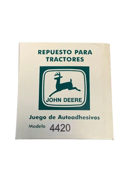 Juego Calcomanias JD 4420 — código 4420, John Deere