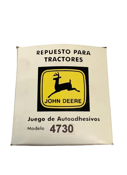 Juego Calcomanias JD 4730 — código 4730, John Deere