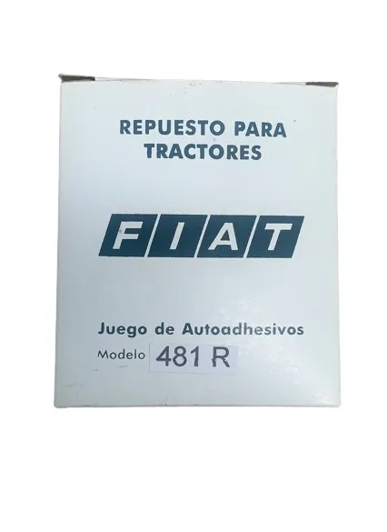 Jgo Calcomania — código 481R, Fiat