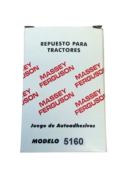 Juego Calcomanias MF 5160 — código 5160, Massey Ferguson