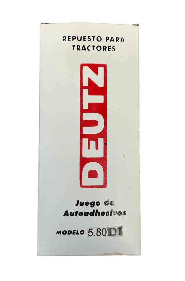 Jgo Calcomania — código 5.80DT, Deutz