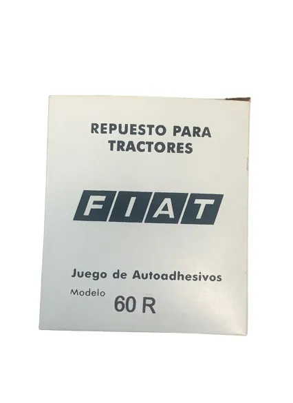 Jgo Calcomania — código 60R, Fiat