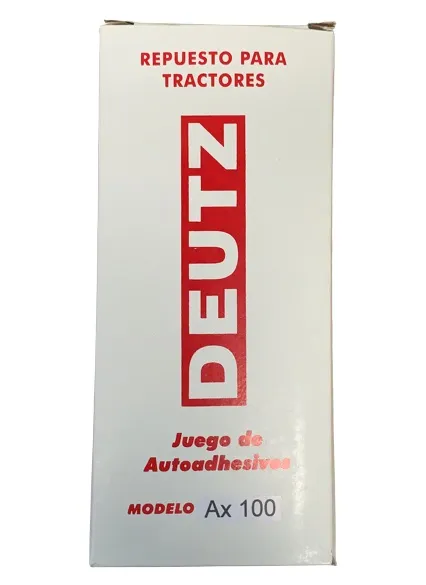 Jgo Calc. — código AX100, Deutz