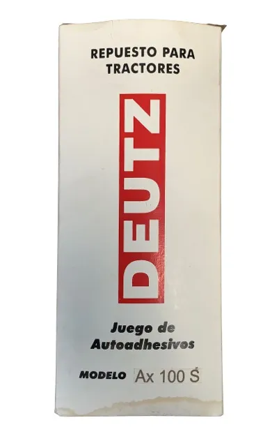 Jgo Calc. — código AX100F, Deutz — foto 1 de 2