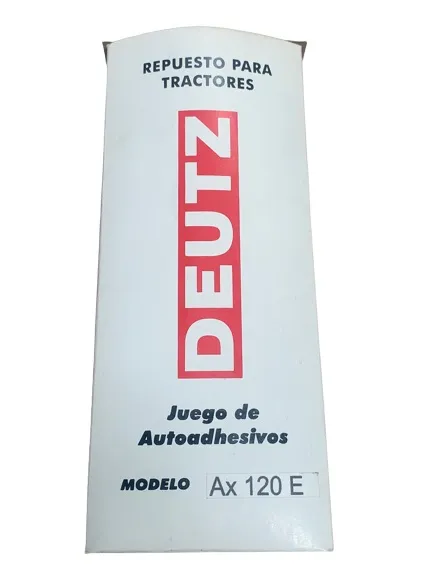 Jgo Calc. — código AX120E, Deutz