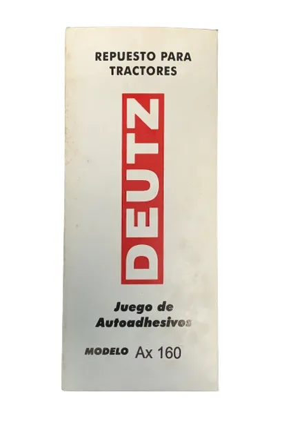 Jgo Calc. — código AX160, Deutz