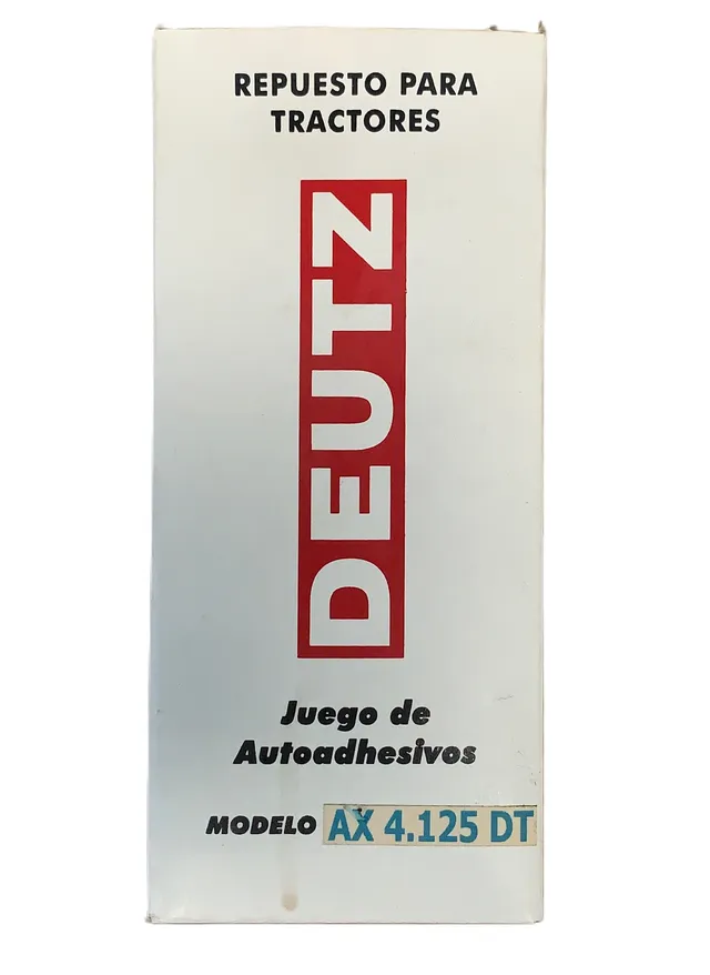 Jgo Calc. — código AX4.125DT, Deutz