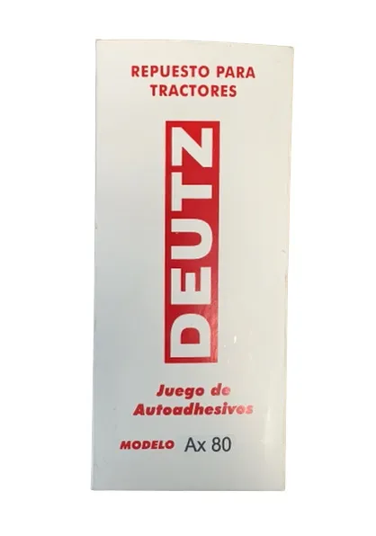 Jgo Calc. — código AX80, Deutz